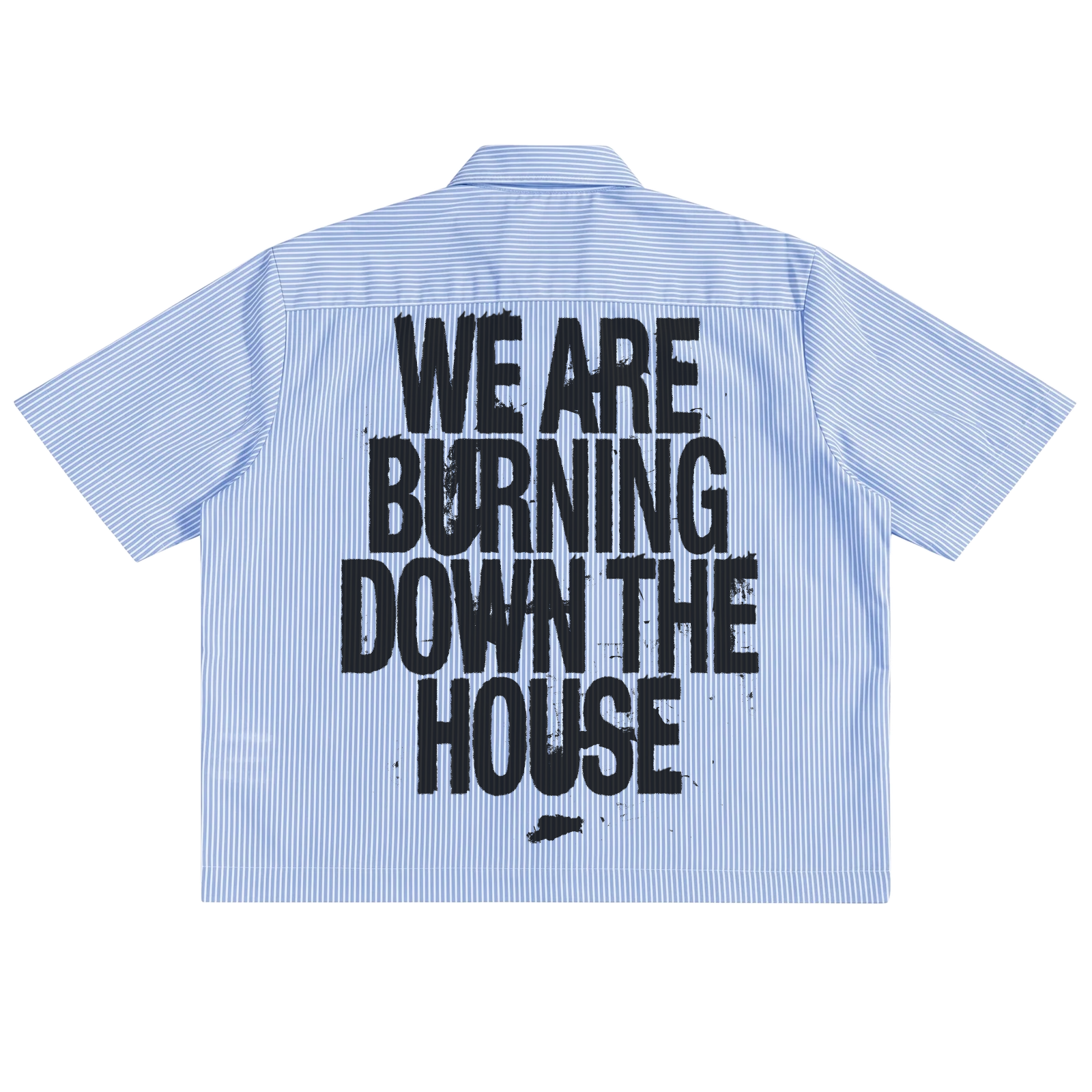 Burning Boxy Button Up - Back