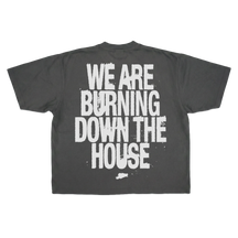 Burning Drop Tee - Grey - Back
