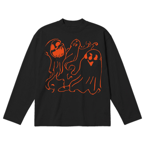 Casper Baggy L/S Tee - Black - Front