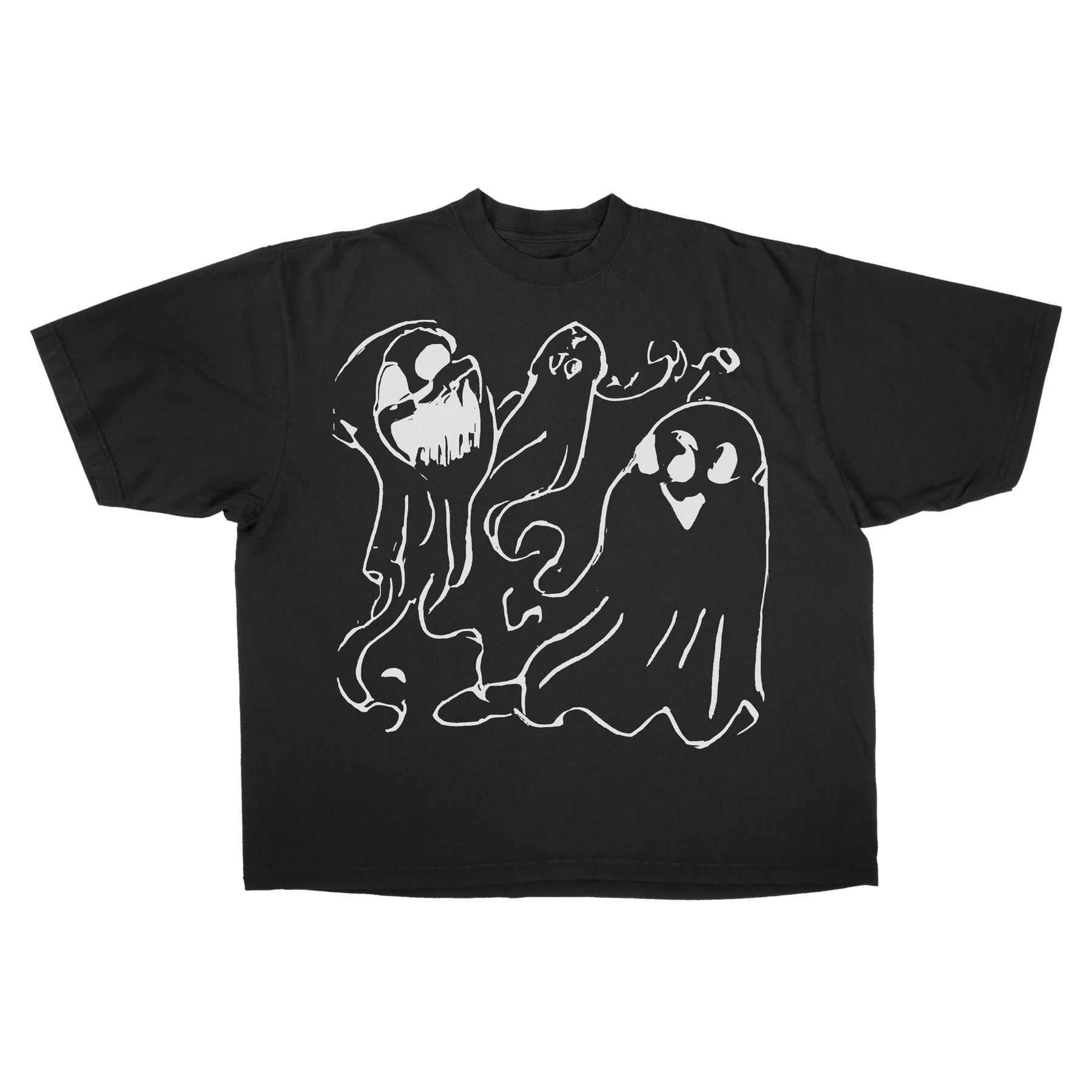 Casper Drop Tee - Black - Front