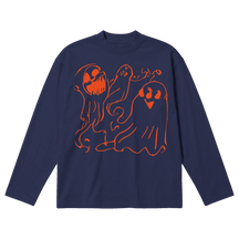 Casper Baggy L/S Tee - Blue - Front