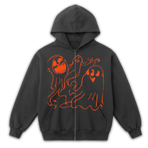 Casper Zip Up - Grey - Front