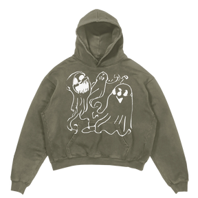 Casper Hoodie - Olive - Front