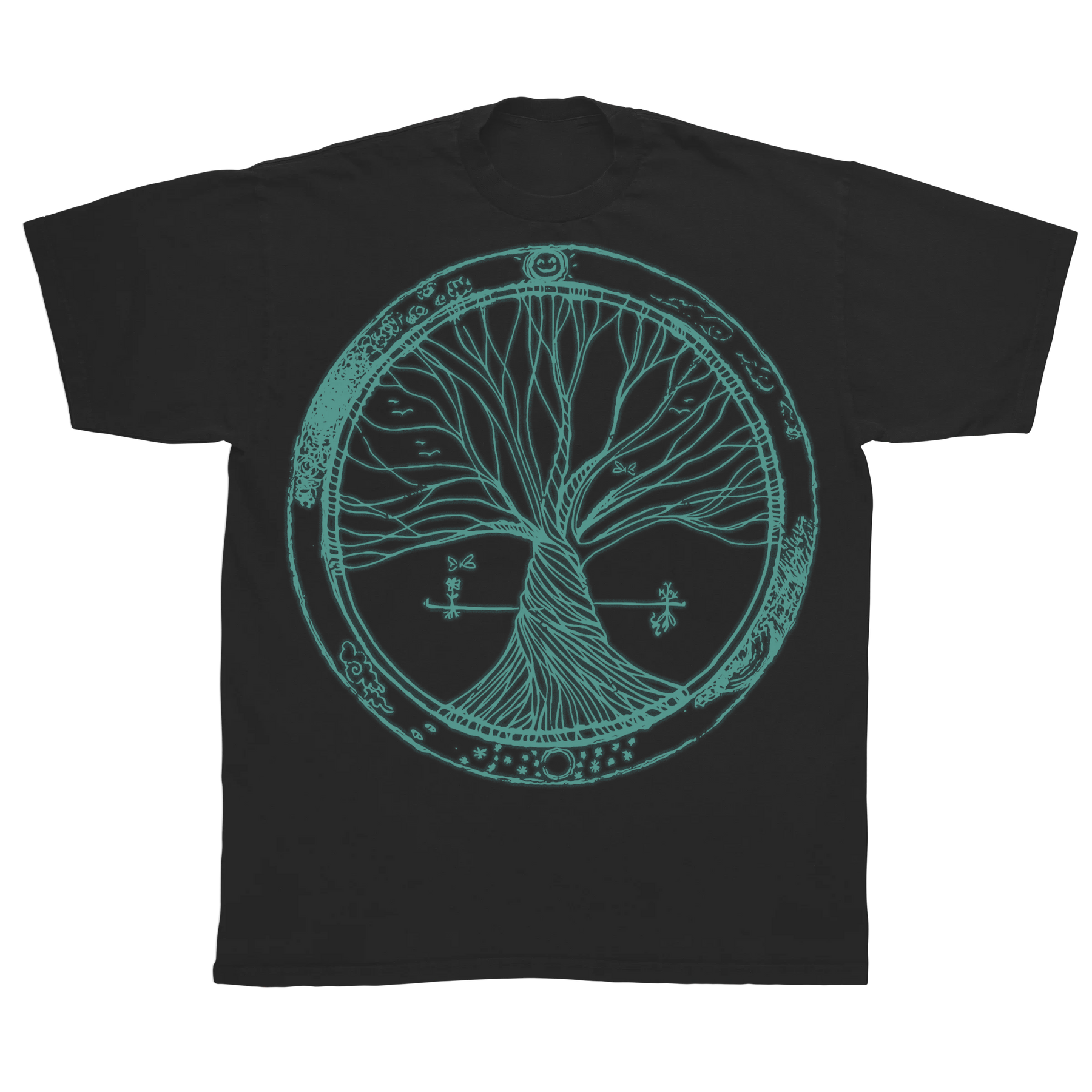 Circle of Life Classic Tee - Black - Front