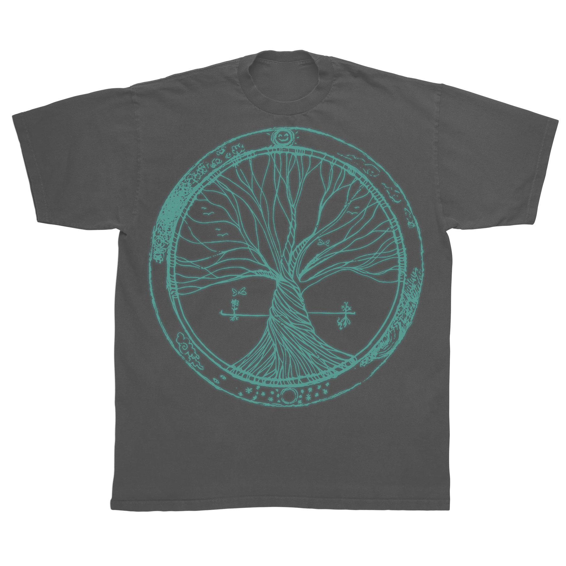 Circle of Life Classic Tee - Grey - Front