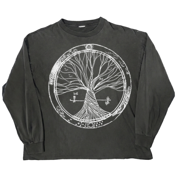 Circle of Life L/S Tee - Black - Front