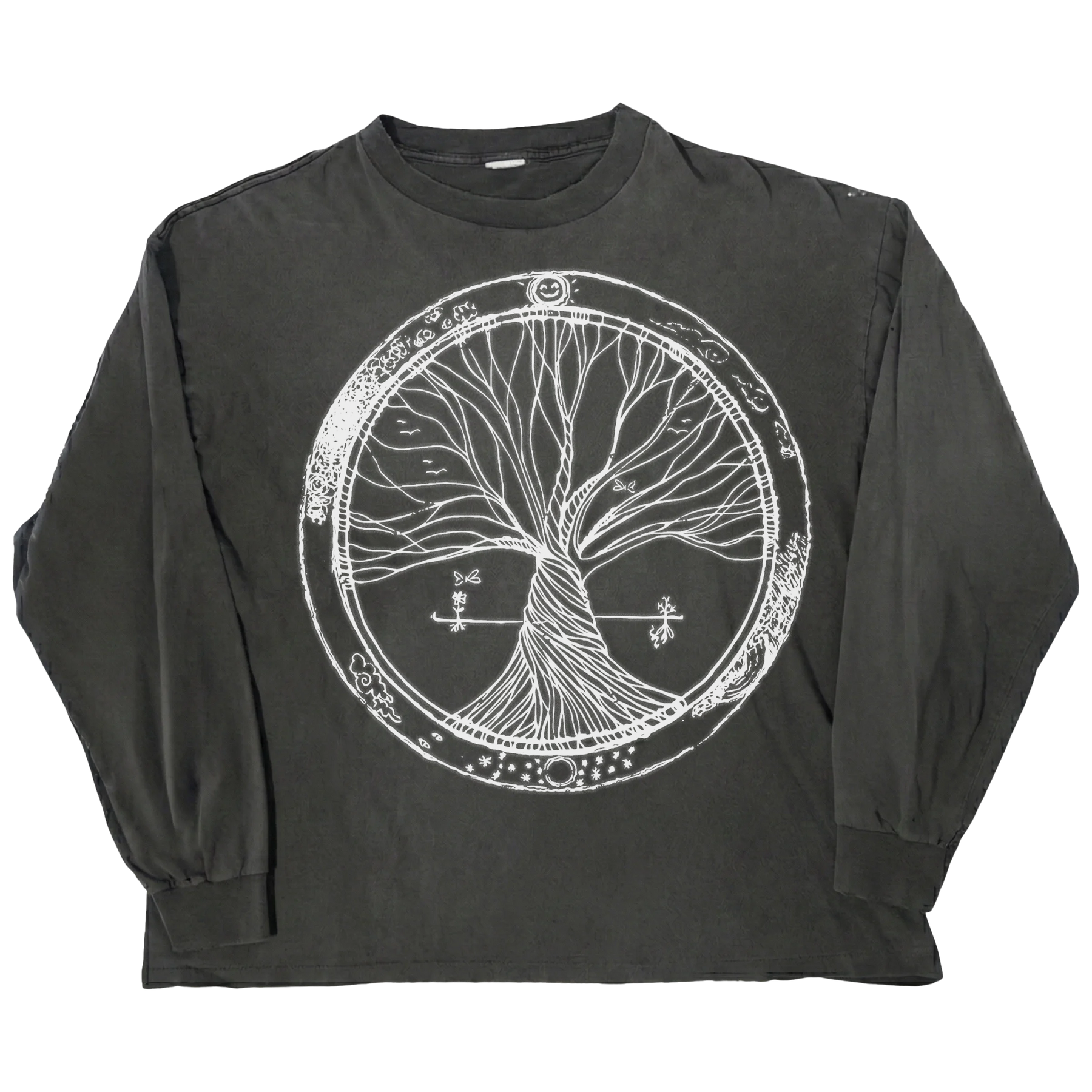 Circle of Life L/S Tee - Black - Front