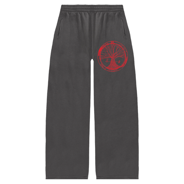 Circle of Life Baggy Sweatpants - Grey - Front