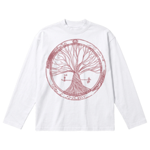 Circle of Life Baggy L/S Tee - White - Front