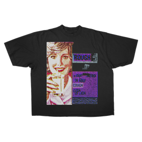 Cough Syrup Drop Tee - Black - Front