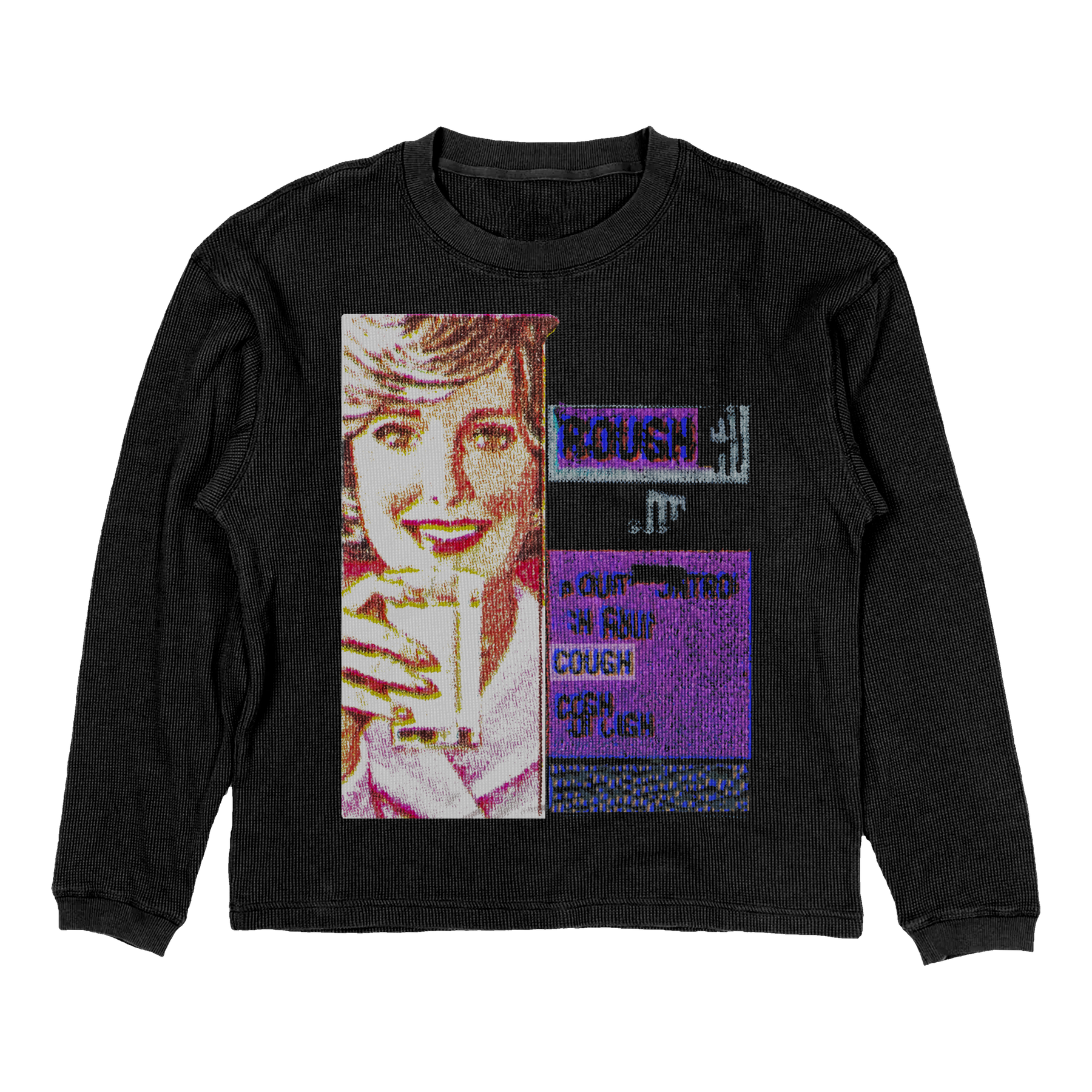 Cough Syrup Thermal - Black - Front