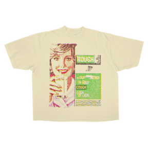 Cough Syrup Drop Tee - Cream - Front