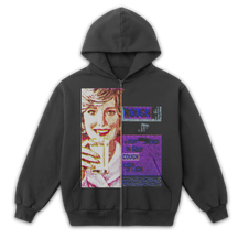 Cough Syrup Zip Up - Grey - Front