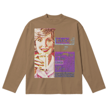 Cough Syrup Baggy L/S Tee - Latte - Front