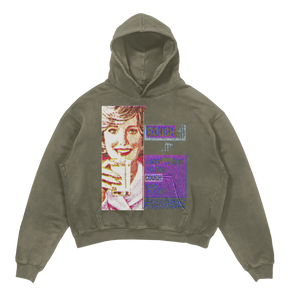 Cough Syrup Hoodie - Olive - Front