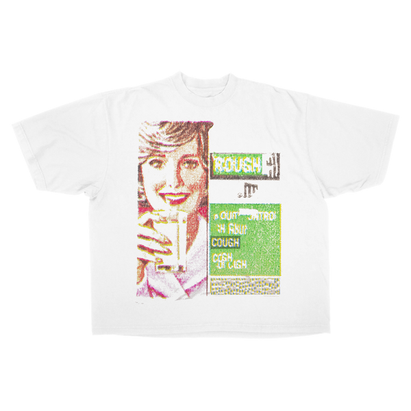 Cough Syrup Baggy Tee - White - Front