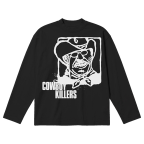 Cowboy Baggy L/S Tee - Black - Front