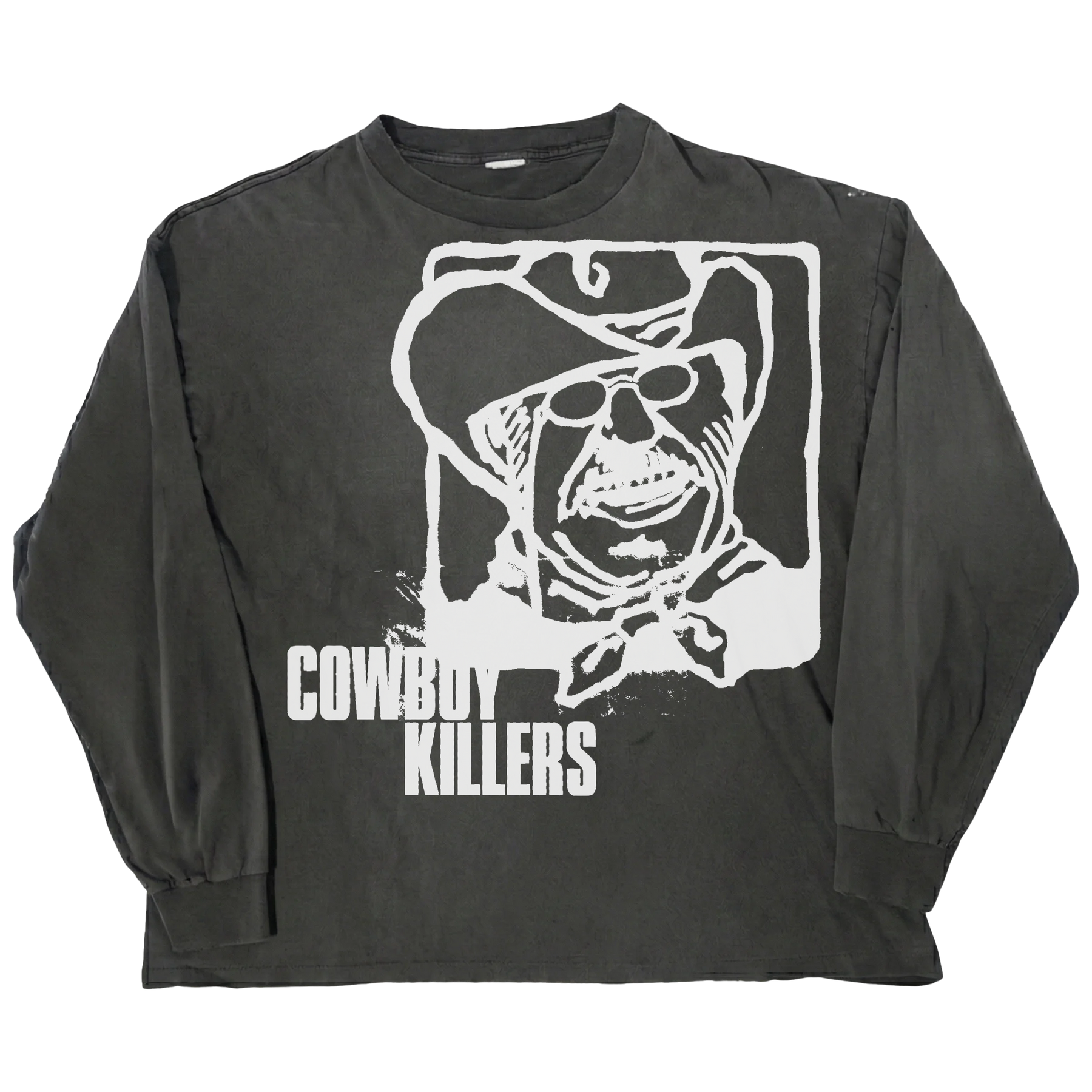Cowboy L/S Tee - Black - Front