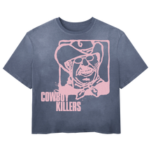 Cowboy Tee - Blue - Front