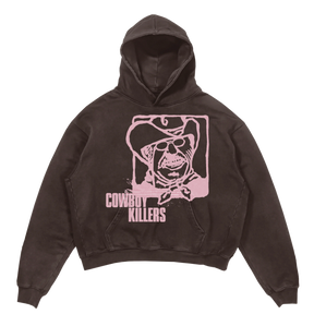 Cowboy Hoodie - Brown - Front