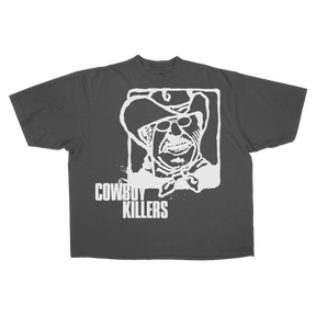 Cowboy Drop Tee - Grey - Front