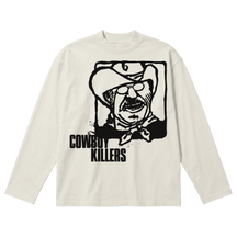Cowboy Baggy L/S Tee - Off White - Front