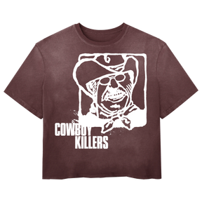 Cowboy Tee - Red - Front