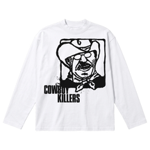 Cowboy Baggy L/S Tee - White - Front