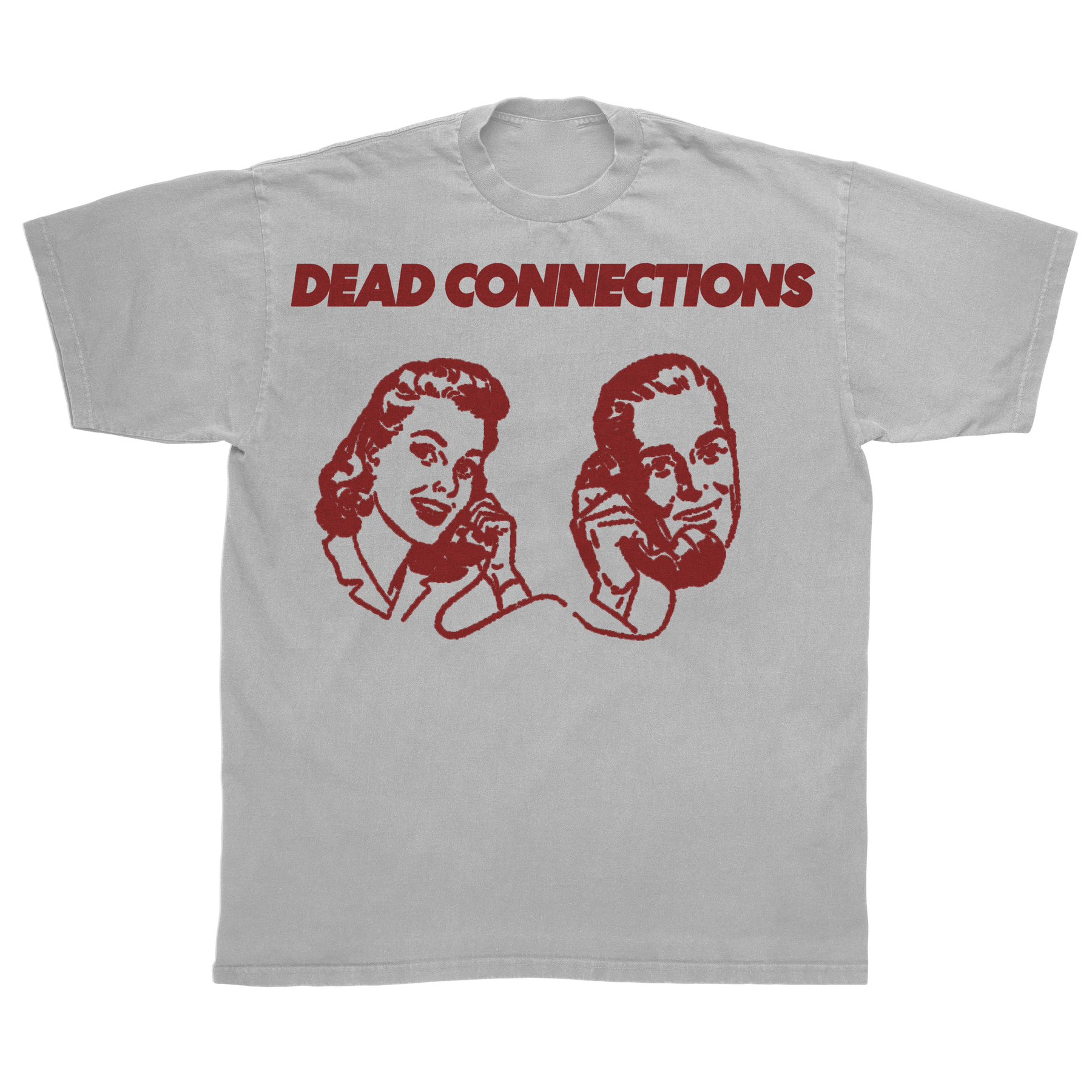 Dead Connections Classic Tee - White - Front