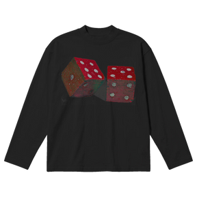 Dice Baggy L/S Tee - Black - Front
