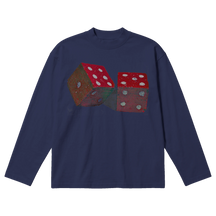 Dice Baggy L/S Tee - Blue - Front