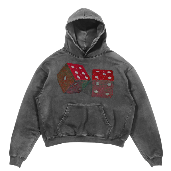 Dice Hoodie - Grey - Front