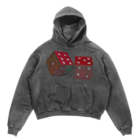 Dice Hoodie - Grey - Front
