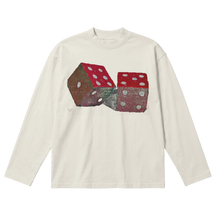 Dice Baggy L/S Tee - Off White - Front