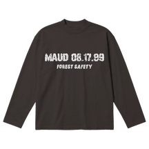 Forest Safety Baggy L/S Tee - Off Black - Front