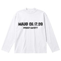 Forest Safety Baggy L/S Tee - White - Front