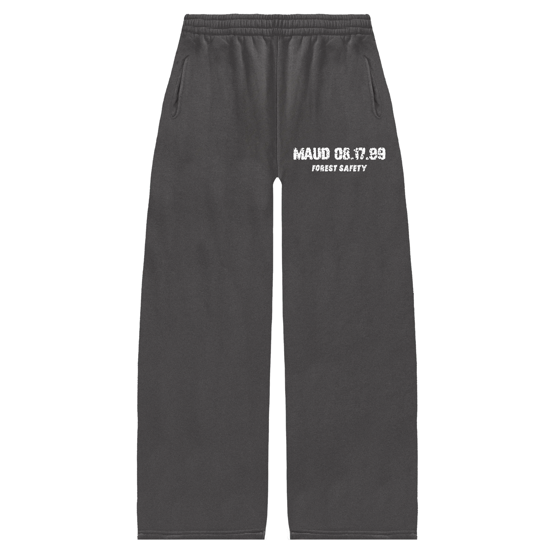 Forest Safety Baggy Sweatpants - Grey - Front