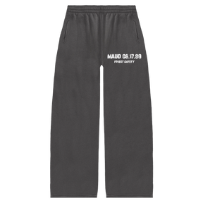 Forest Safety Baggy Sweatpants - Grey - Front