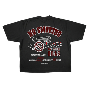 Forest Safety Drop Tee - Black - Back