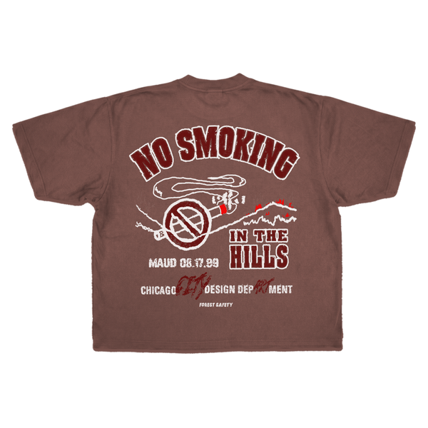 Forest Safety Drop Tee - Mocha - Back