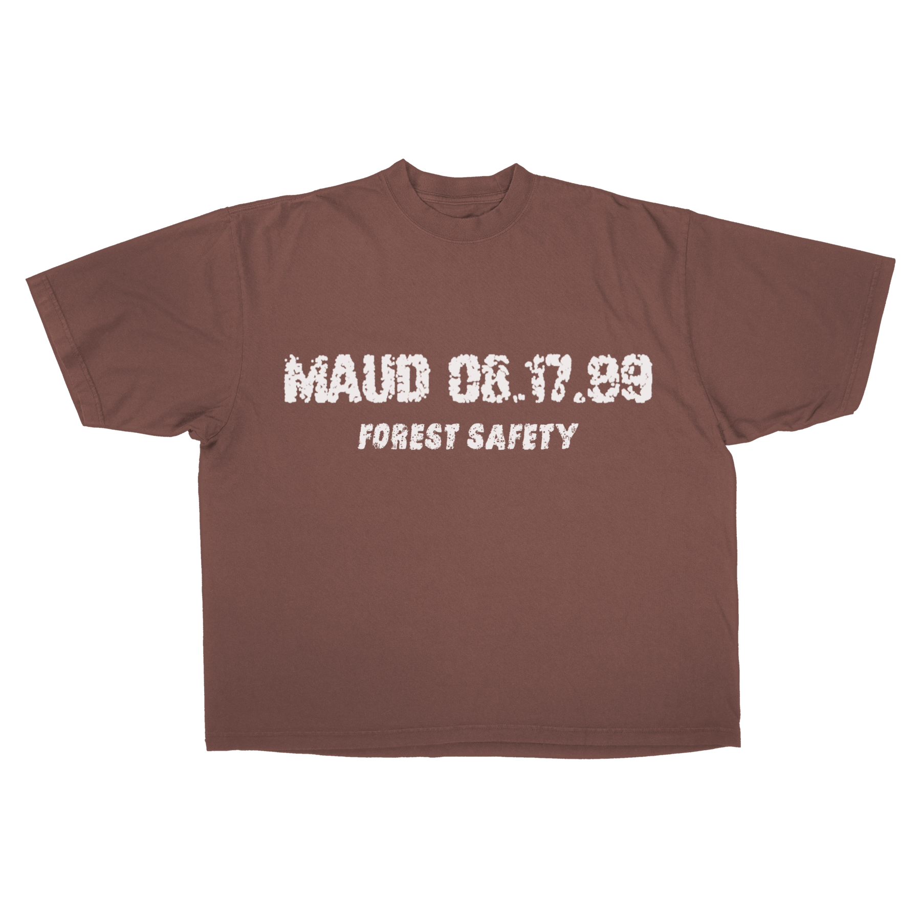 Forest Safety Drop Tee - Mocha - Front