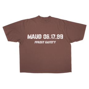 Forest Safety Drop Tee - Mocha - Front