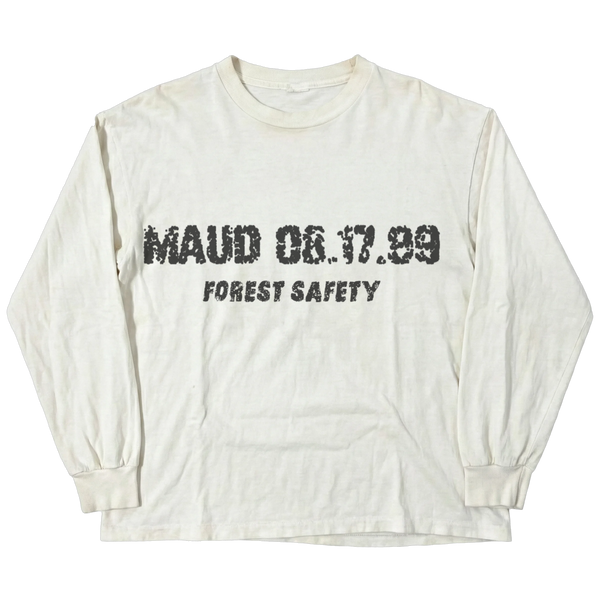 Forest Safety L/S Tee - White - Front
