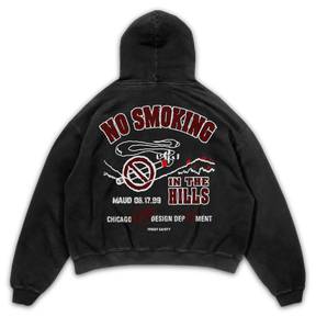 Forest Safety Hoodie - Black - Back