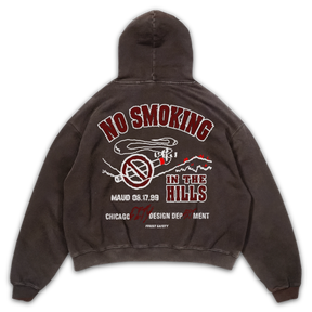 Forest Safety Hoodie - Brown - Back
