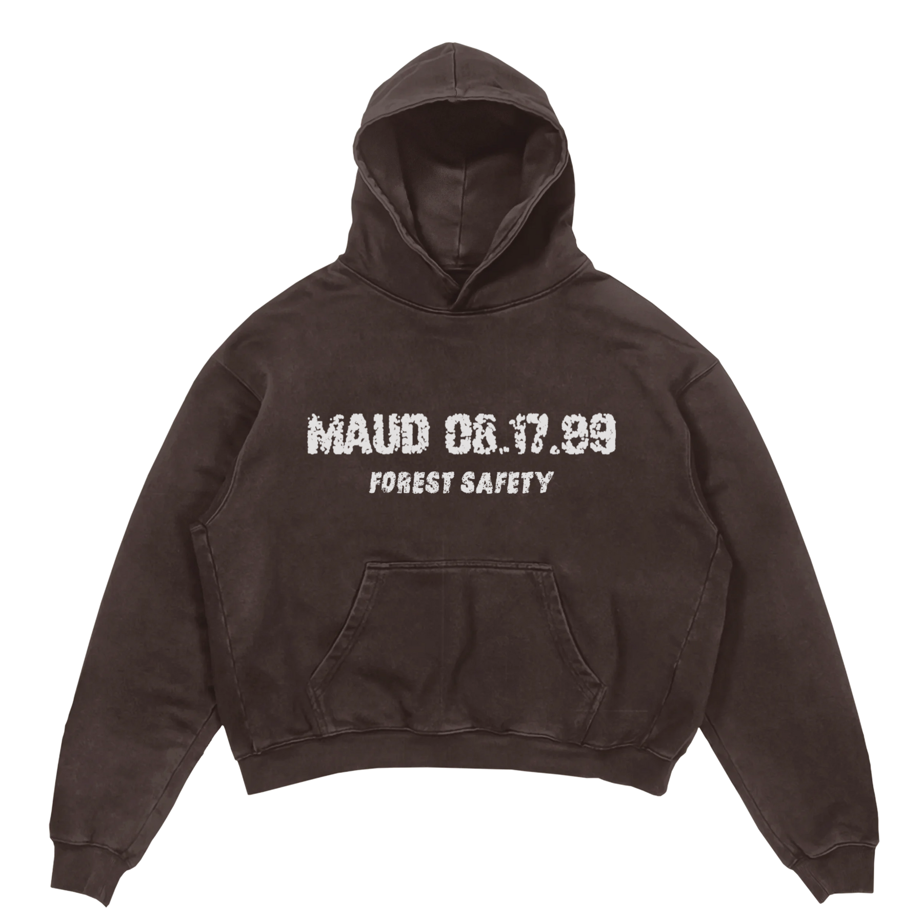 Forest Safety Hoodie - Brown - Front