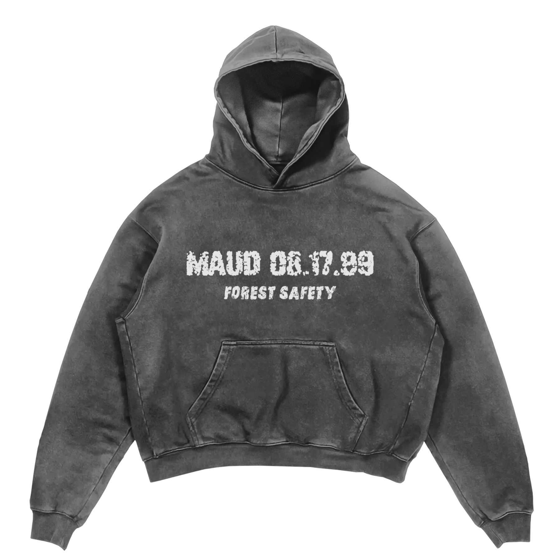 Forest Safety Hoodie - Grey - Front