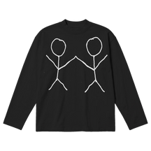 Friends Baggy L/S Tee - Black - Front