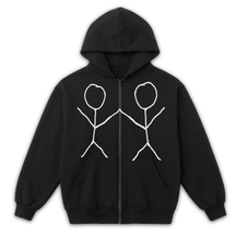 Friends Zip Up - Black - Front