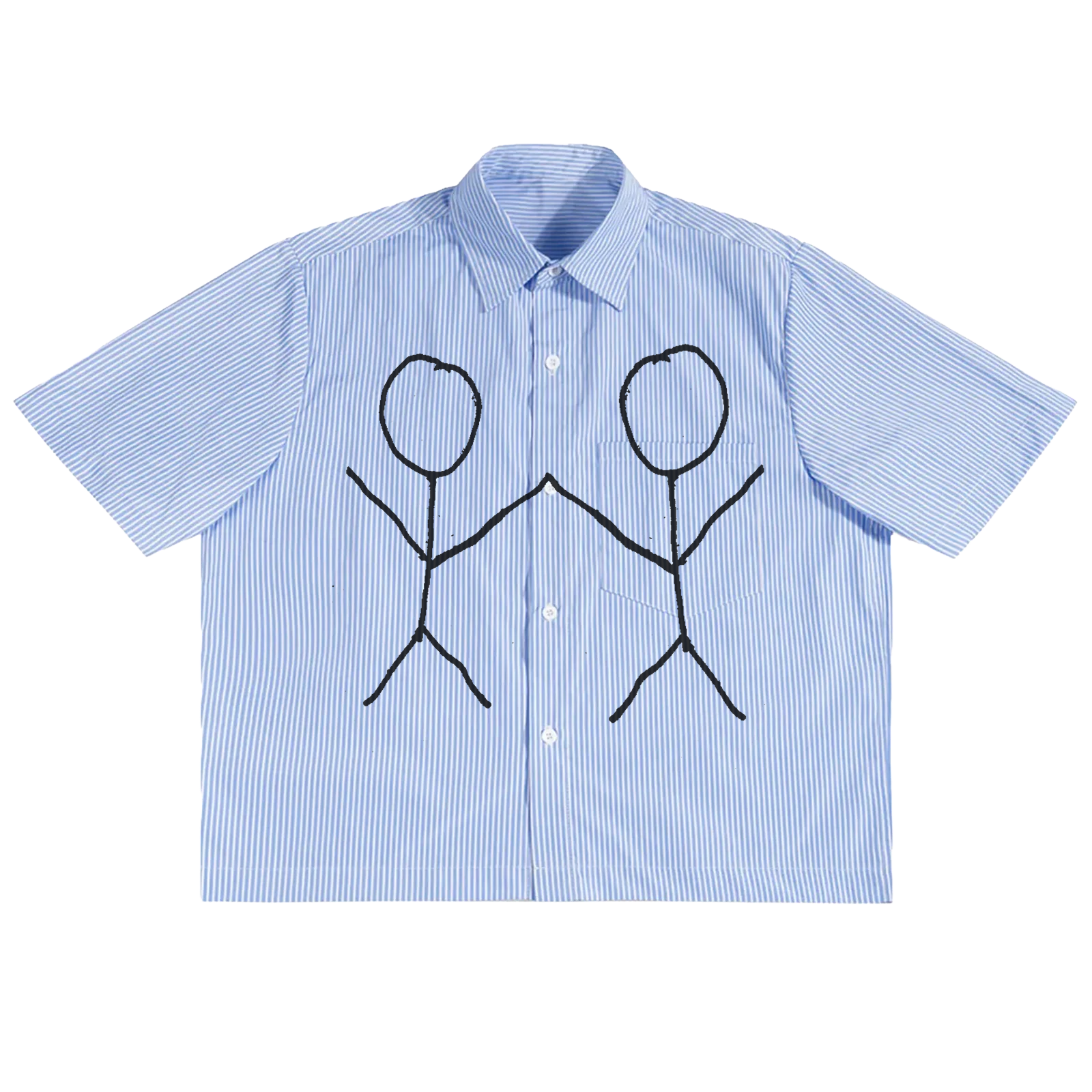 Friends Boxy Button Up - Front